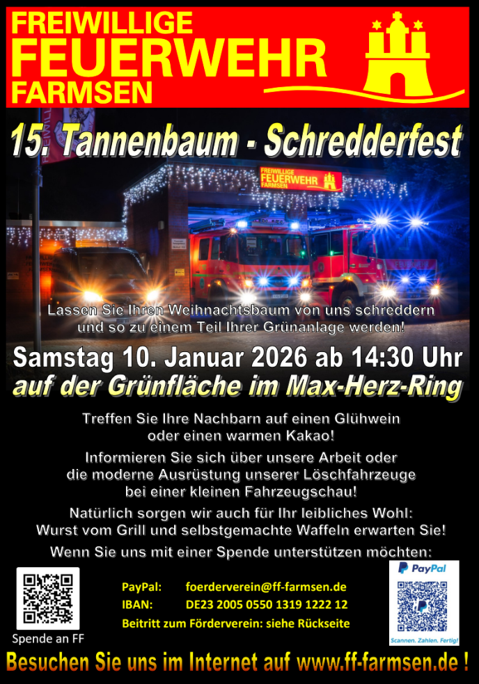 Tannenbaum Schredderfest